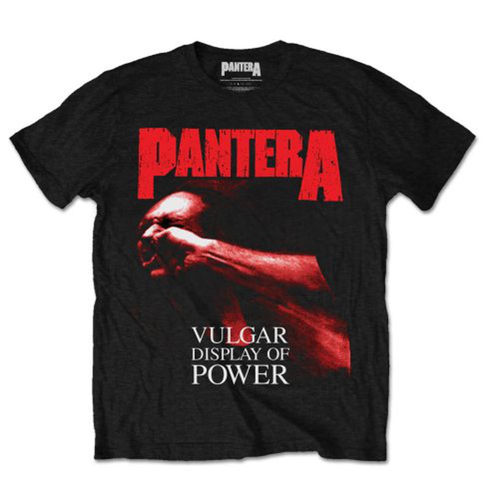 Pantera - Red Vulgar Heren Tshirt - Zwart